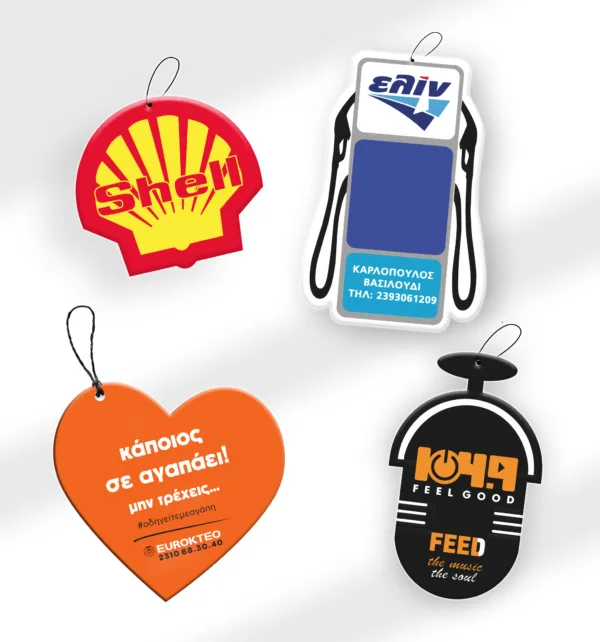 Διαφημιστικά Αρωματικά Αυτοκινήτου με Ειδικό Κοπτικό 60x80cm (1.000 τεμάχια) κωδ. STANDART