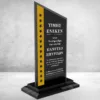 Κρυστάλλινo Βραβείο 15x25cm με Χρυσό Σχέδιο με Αστέρια κωδ. PB-607 Κρυστάλλινo Βραβείο 15x25cm με Χρυσό Σχέδιο με Αστέρια κωδ. PB-607