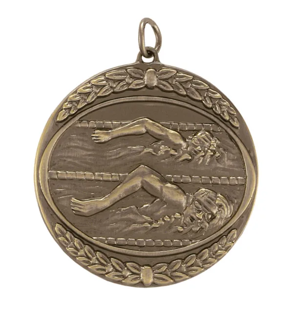 Μεταλλικό Μετάλλιο Κολύμβησης 5cm κωδ. MD-19