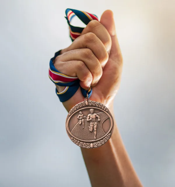 Μεταλλικό Μετάλλιο Μαραθωνίου 5cm κωδ. MD-04