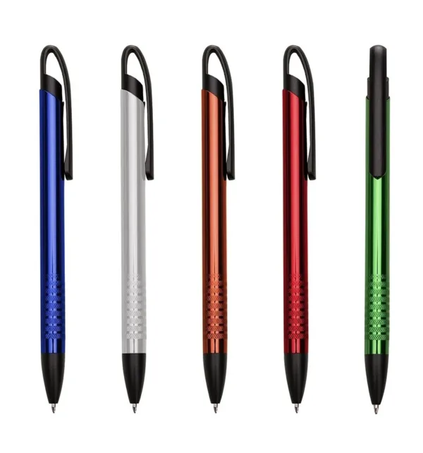 Μεταλλικό Στυλό Διαρκείας με Μαύρο Κλιπ 100 τεμ. κωδ. 0555-200