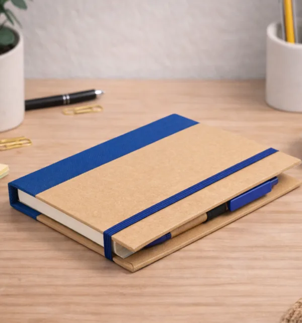 Οικολογικό Σημειωματάριο με Λάστιχο, Sticky Notes & Θήκη για Στυλό κωδ. GD-017