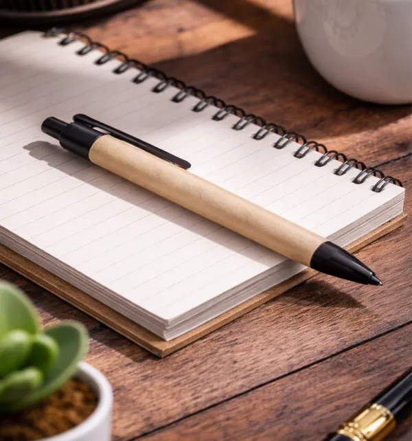 Οικολογικό Στυλό με Χρωματιστό Κλιπ 100 τεμ. κωδ. 0522-50