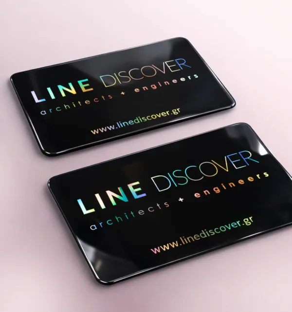 Πλαστικές Κάρτες Μαύρες 0,5mic με Χρυσοτυπία 500 τεμάχια κωδ. SYH AYC