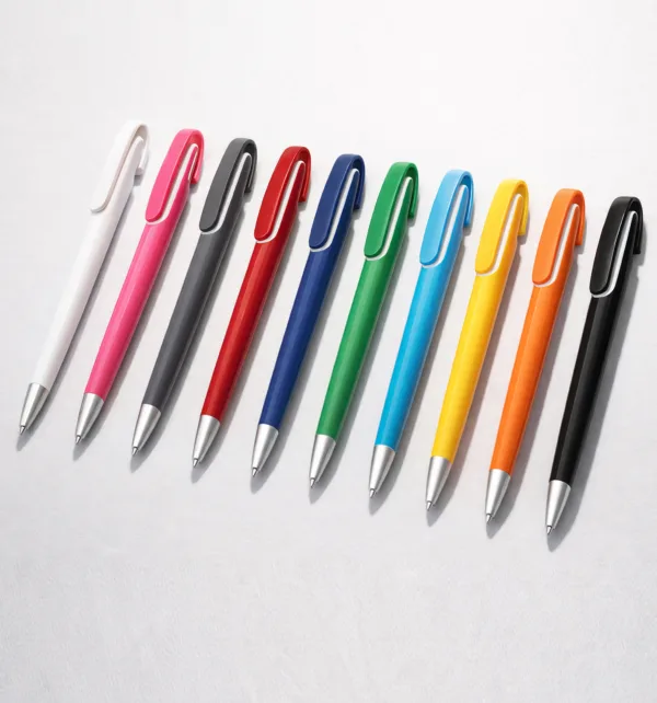 Πλαστικό Στυλό Χρωματιστό με Λευκή Ρίγα 100 τεμ. κωδ. 0544-30