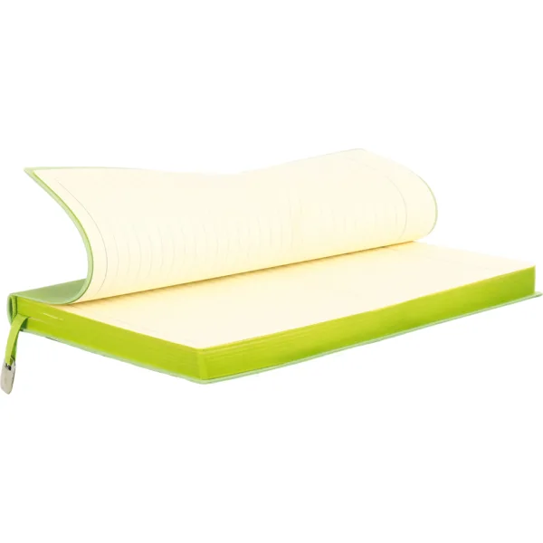 Σημειωματάριο Flexy από Δερματίνη με Βαμμένες Άκρες & Μεταλλική Λεπτομέρεια 13x21cm κωδ. KAD