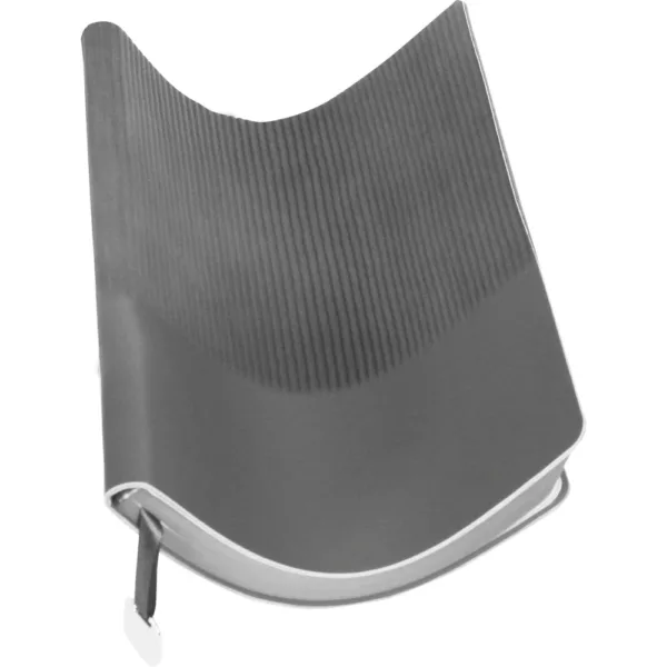 Σημειωματάριο Flexy από Δερματίνη με Βαμμένες Άκρες & Μεταλλική Λεπτομέρεια 15,5 x 21,5cm 40 τεμάχια Ριγέ κωδ. Sara