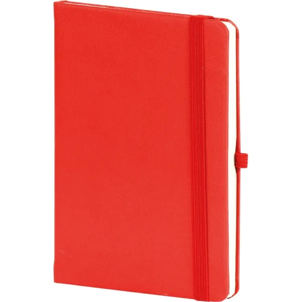 Σημειωματάριο από Πυρογραφική Δερματίνη Ριγέ με Λάστιχο 13x21cm κωδ. TOP