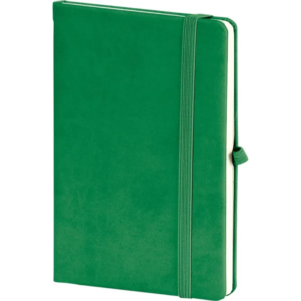 Σημειωματάριο από Πυρογραφική Δερματίνη Ριγέ με Λάστιχο 13x21cm κωδ. TOP