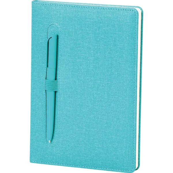 Σημειωματάριο από Δερματίνη με Λάστιχο & Θήκη για Στυλό 15x21cm Ριγέ κωδ. VEF Σημειωματάριο από Δερματίνη με Λάστιχο & Θήκη για Στυλό 15x21cm Ριγέ κωδ. VEF