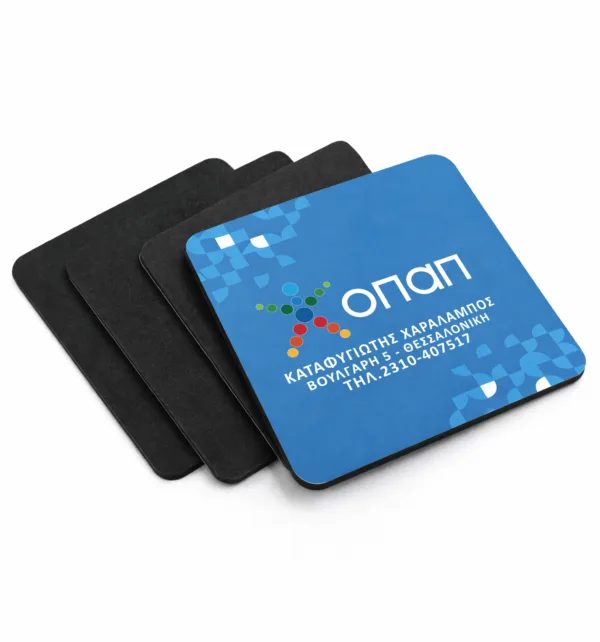 Διαφημιστικά Σουβέρ PVC 9x9cm (500 τεμάχια) κωδ. 8950