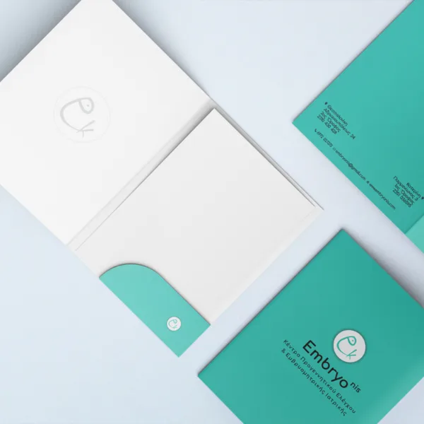 Ντοσιέ Folder με Ματ Πλαστικοποίηση 1 όψης & Εκτύπωση Εσωτερικά  22,5x31cm (500 τεμάχια) κωδ. MND