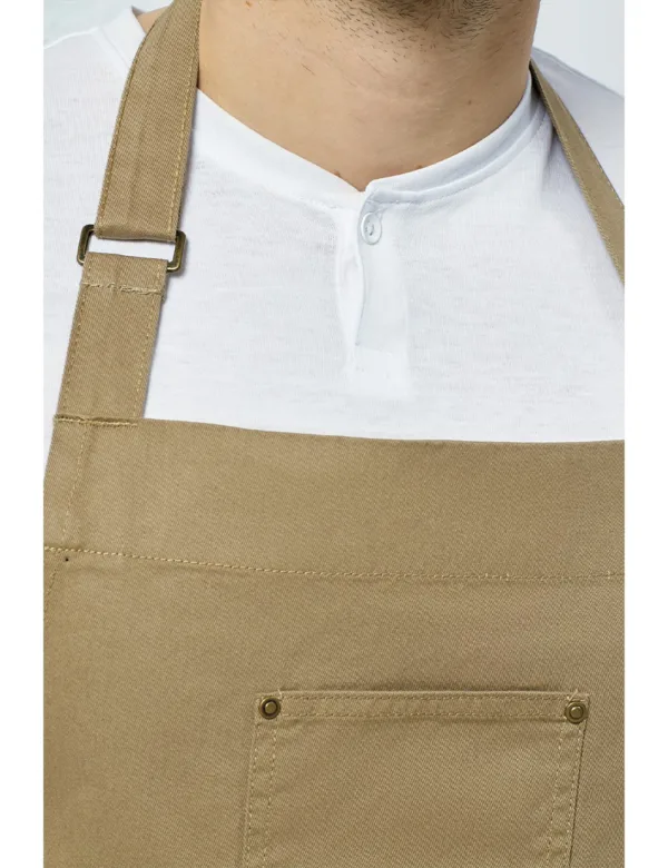 Premier PR132 'CHINO' Unisex Ποδιά Ολόσωμη με Τσέπες 235gr κωδ. PR132