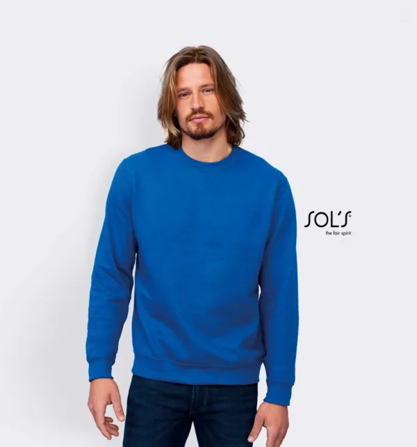 Sol's New Supreme Unisex Μπλούζα Φούτερ Fleece 280gr κωδ. 13250 Sol's New Supreme Unisex Μπλούζα Φούτερ Fleece 280gr κωδ. 13250