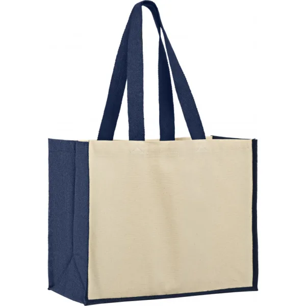 U-BAG Sunset Τσάντα Αγοράς από Βαμβάκι και Γιούτα 320gr κωδ. SU412