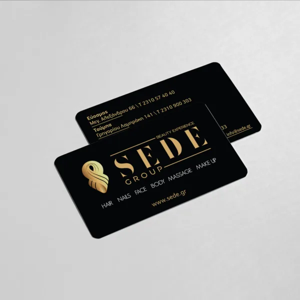 Πλαστικές Κάρτες 0,5mic με Uv Ανάγλυφο 2 όψεων (500 τεμάχια) κωδ. PLASTIK