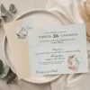 Δίπτυχο Λευκό Προσκλητήριο Γάμου με Boho Σχέδιο κωδ. 9362 Δίπτυχο Λευκό Προσκλητήριο Γάμου με Boho Σχέδιο κωδ. 9362