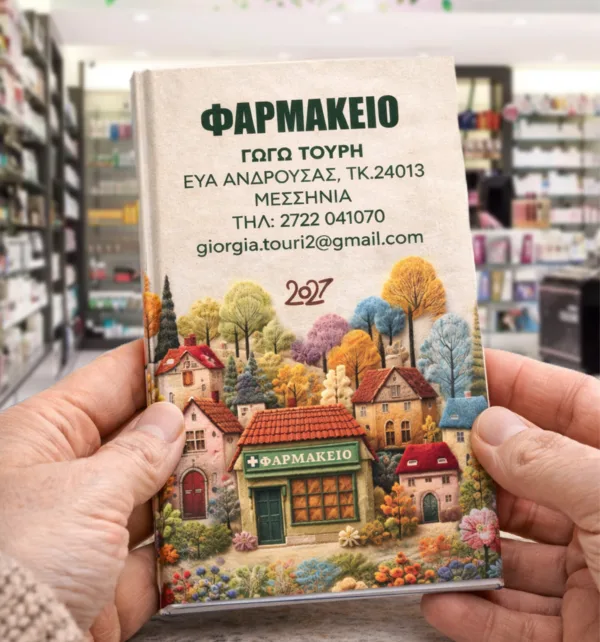 Εβδομαδιαία Ατζέντα Τσέπης – Φαρμακείου 2027 Village κωδ. M-716-003