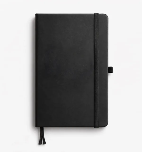 Σημειωματάριο από Πυρογραφική Δερματίνη με Λάστιχο 13x21cm Ριγέ 50 τεμάχια κωδ. GEB50