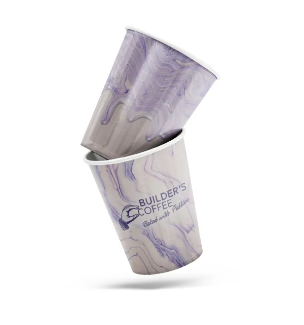 Χάρτινα Ποτήρια Διπλότοιχα με Εκτύπωση 5.000 τεμάχια (πακέτο) κωδ. Pacap