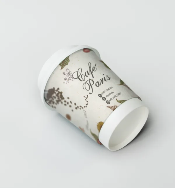 Χάρτινα Ποτήρια Διπλότοιχα με Εκτύπωση 5.000 τεμάχια (πακέτο) κωδ. Pacap