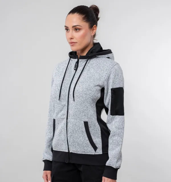 JRC Γυναικεία Ζακέτα Fleece με Κουκούλα 300gr κωδ. New Quebec Lady