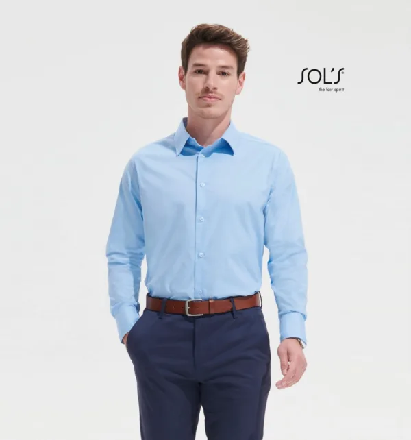 Sol's Boston Fit Ανδρικό Μακρυμάνικο Πουκάμισο Oxford κωδ. 02920 Sol's Boston Fit Ανδρικό Μακρυμάνικο Πουκάμισο Oxford κωδ. 02920