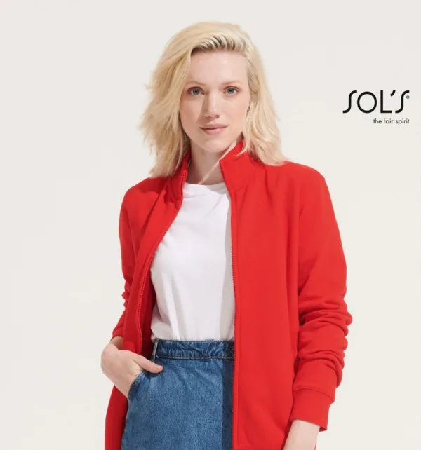 Sol's Cooper Unisex Ζακέτα Φούτερ Χωρίς Κουκούλα 280g κωδ. 04240 Sol's Cooper Unisex Ζακέτα Φούτερ Χωρίς Κουκούλα 280g κωδ. 04240