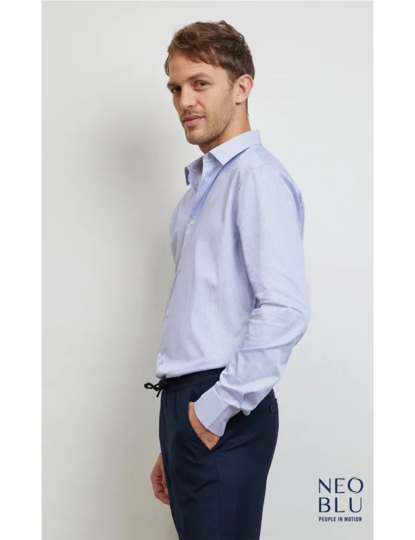 Neoblu Baptiste Men Ανδρικό Πουκάμισο Ριγέ κωδ. 04338 Neoblu Baptiste Men Ανδρικό Πουκάμισο Ριγέ κωδ. 04338