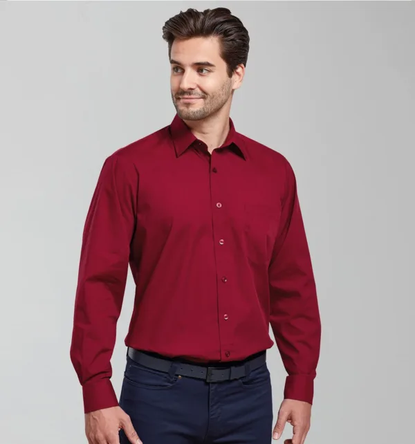 Premier Ανδρικό Μακρυμάνικο Πουκάμισο Από Ποπλίνα κωδ. PR200 Premier Ανδρικό Μακρυμάνικο Πουκάμισο Από Ποπλίνα κωδ. PR200