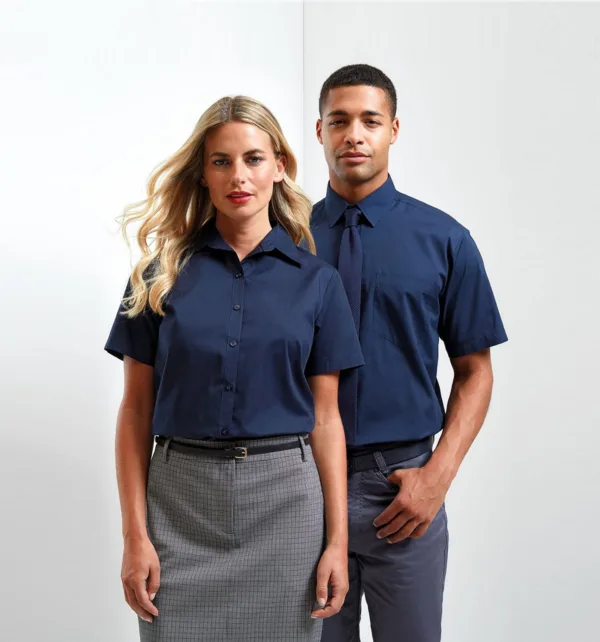 Premier Ανδρικό Κοντομάνικο Πουκάμισο Από Ποπλίνα κωδ. PR202 Premier Ανδρικό Κοντομάνικο Πουκάμισο Από Ποπλίνα κωδ. PR202