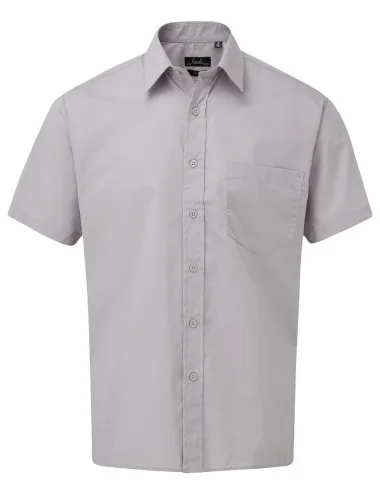 Premier Ανδρικό Κοντομάνικο Πουκάμισο Από Ποπλίνα κωδ. PR202 Premier Ανδρικό Κοντομάνικο Πουκάμισο Από Ποπλίνα κωδ. PR202