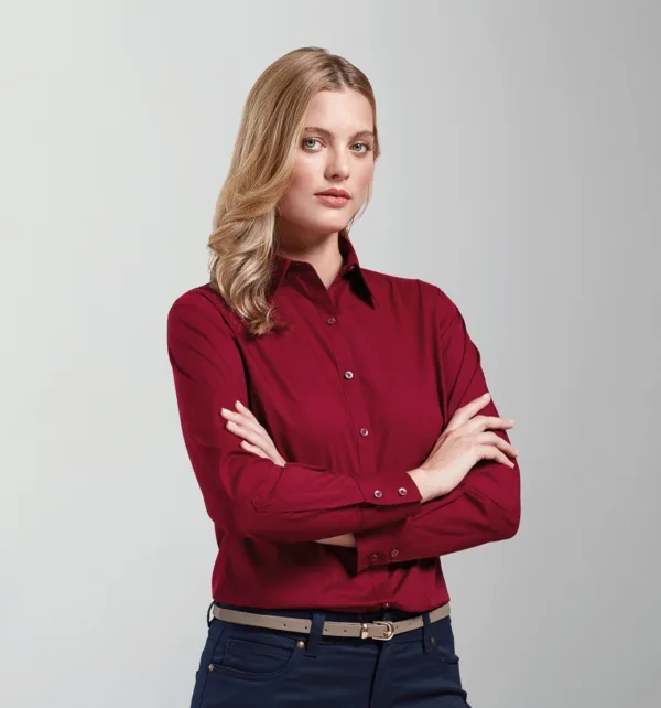 Premier Γυναικείο Μακρυμάνικο Πουκάμισο Από Ποπλίνα κωδ. PR300 Premier Γυναικείο Μακρυμάνικο Πουκάμισο Από Ποπλίνα κωδ. PR300