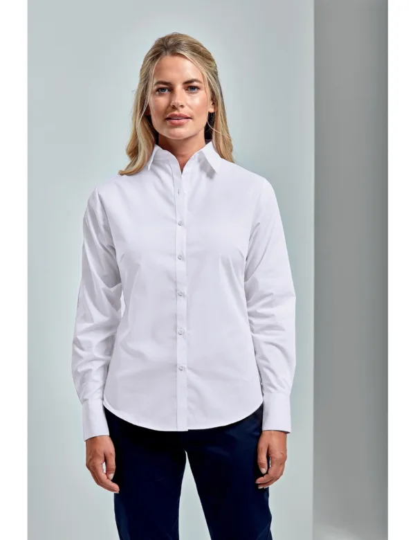 Premier Γυναικείο Μακρυμάνικο Πουκάμισο Από Ποπλίνα κωδ. PR300 Premier Γυναικείο Μακρυμάνικο Πουκάμισο Από Ποπλίνα κωδ. PR300
