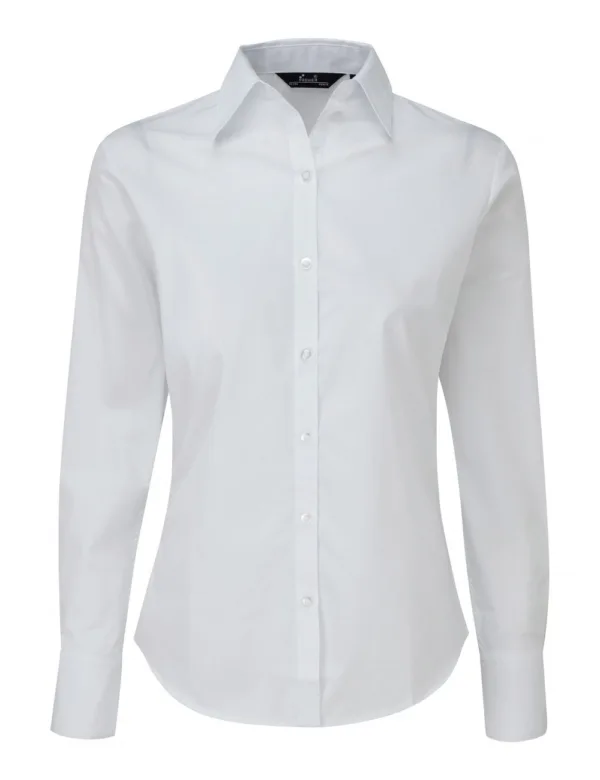 Premier Γυναικείο Μακρυμάνικο Πουκάμισο Από Ποπλίνα κωδ. PR300 Premier Γυναικείο Μακρυμάνικο Πουκάμισο Από Ποπλίνα κωδ. PR300