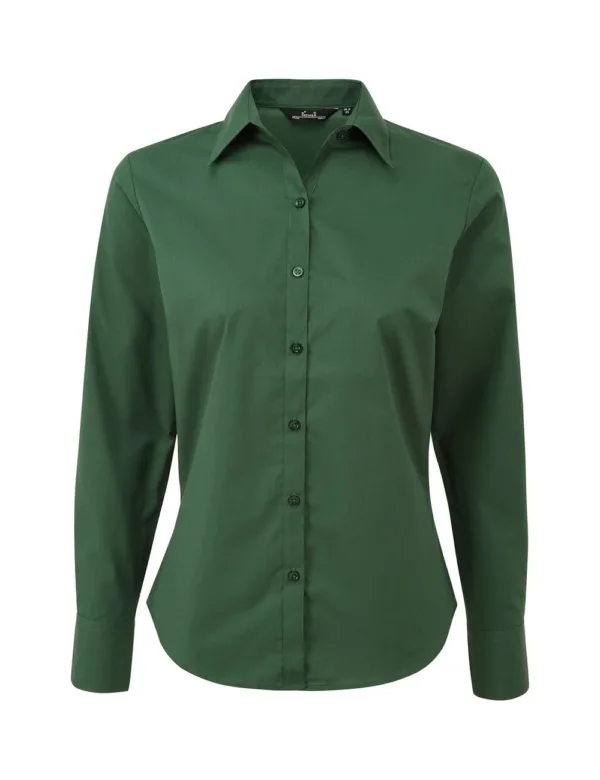 Premier Γυναικείο Μακρυμάνικο Πουκάμισο Από Ποπλίνα κωδ. PR300 Premier Γυναικείο Μακρυμάνικο Πουκάμισο Από Ποπλίνα κωδ. PR300