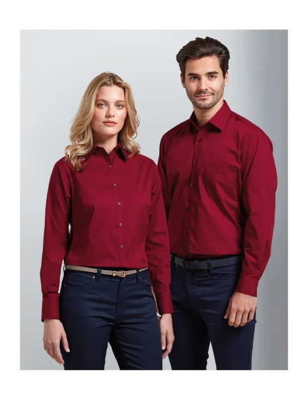 Premier Γυναικείο Μακρυμάνικο Πουκάμισο Από Ποπλίνα κωδ. PR300 Premier Γυναικείο Μακρυμάνικο Πουκάμισο Από Ποπλίνα κωδ. PR300