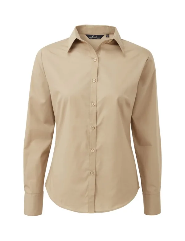 Premier Γυναικείο Μακρυμάνικο Πουκάμισο Από Ποπλίνα κωδ. PR300 Premier Γυναικείο Μακρυμάνικο Πουκάμισο Από Ποπλίνα κωδ. PR300