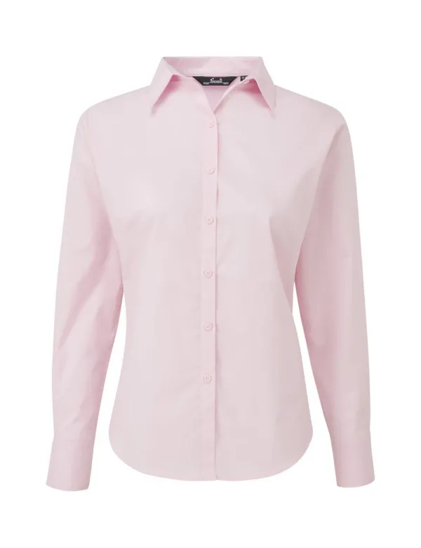 Premier Γυναικείο Μακρυμάνικο Πουκάμισο Από Ποπλίνα κωδ. PR300 Premier Γυναικείο Μακρυμάνικο Πουκάμισο Από Ποπλίνα κωδ. PR300