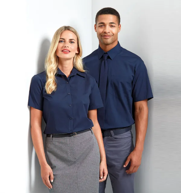 Premier Γυναικείο Κοντομάνικο Πουκάμισο Από Ποπλίνα κωδ. PR302 Premier Γυναικείο Κοντομάνικο Πουκάμισο Από Ποπλίνα κωδ. PR302