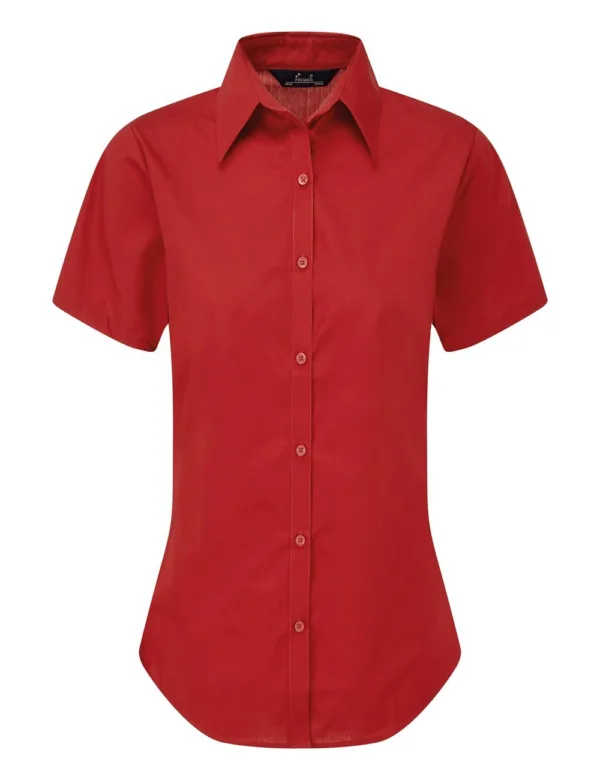 Premier Γυναικείο Κοντομάνικο Πουκάμισο Από Ποπλίνα κωδ. PR302 Premier Γυναικείο Κοντομάνικο Πουκάμισο Από Ποπλίνα κωδ. PR302
