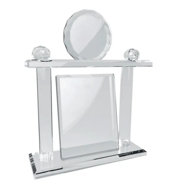 Διάφανο Κρυστάλλινo Βραβείο 18x24cm κωδ. EKT-109