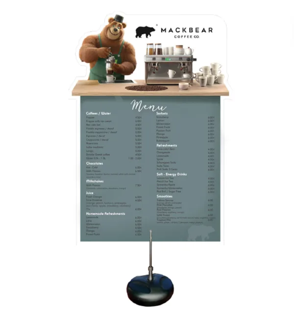 Διαφημιστική Πινακίδα Custom Διπλής Όψης Full Color κωδ. TE-PEZF Διαφημιστική Πινακίδα Custom Διπλής Όψης Full Color κωδ. TE-PEZF