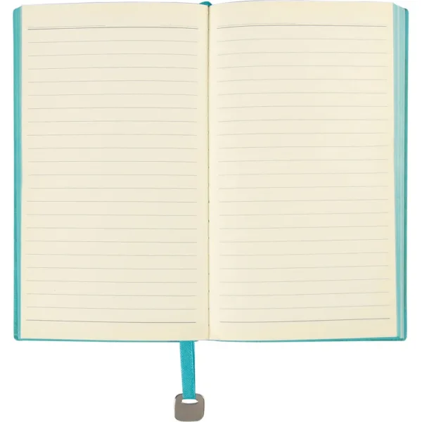 Σημειωματάριο Flexy από Δερματίνη με Βαμμένες Άκρες & Μεταλλική Λεπτομέρεια 10x17cm Ριγέ 80 τεμάχια κωδ. FER