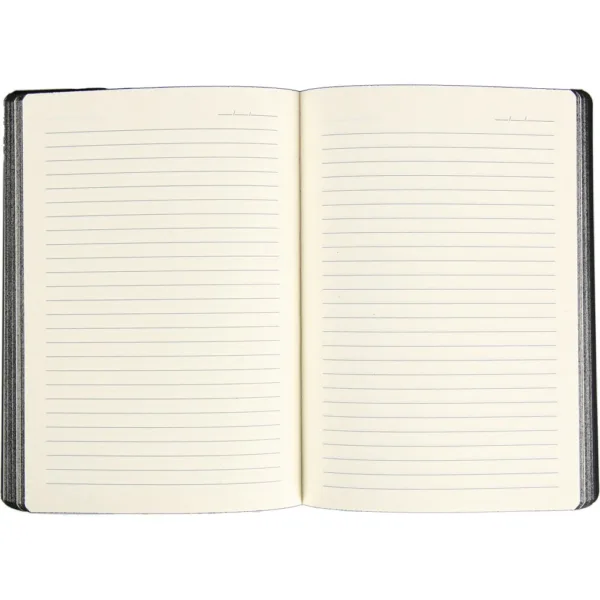 Σημειωματάριο Flexy από Δερματίνη με Μαύρες Άκρες 15x21cm Ριγέ 55 τεμάχια κωδ. SARI