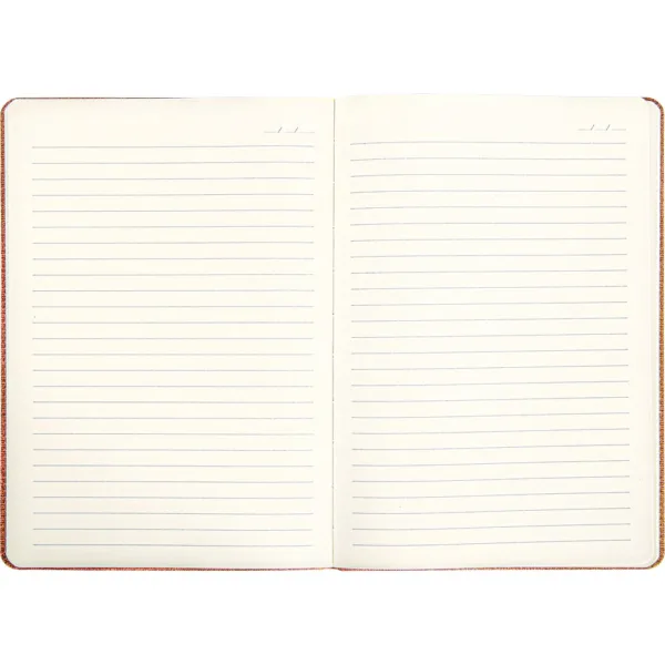 Σημειωματάριο Flexy από Πυρογραφική Δερματίνη 17x24cm Ριγέ 42 τεμάχια κωδ. SIS