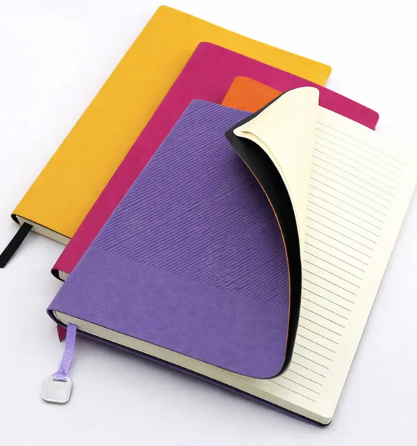 Σημειωματάριο Flexy από Πυρογραφική Δερματίνη με Βαμμένες Άκρες 15,5x21,5 cm 40 τεμάχια κωδ. IST