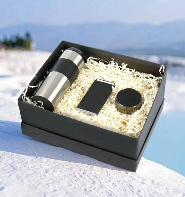 Premium Σετ Δώρου με Powerbank, Hχείο και Θερμό κωδ. Deni