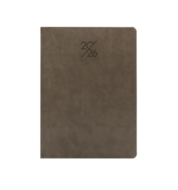 Ατζέντα Ημερήσιο Ημερολόγιο 2026 17x24cm με Δερματίνη & Εκτύπωση της Επωνυμίας σας κωδ. ΜJH-17