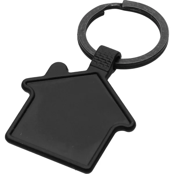 Μεταλλικό Μπρελόκ Σπιτάκι Μαύρο κωδ. AN-5630